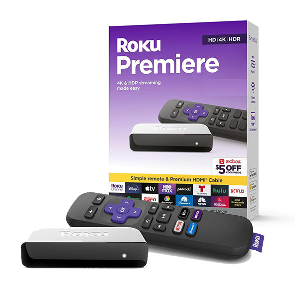 Roku Premier 3920RW Streaming 4K HDR Wi-Fi