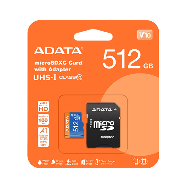 Memoria MicroSD ADATA Clase10 UHS-I