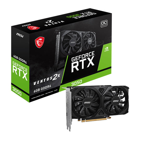Tarjeta Gráfica MSI Ventus 2X RTX™ 3050