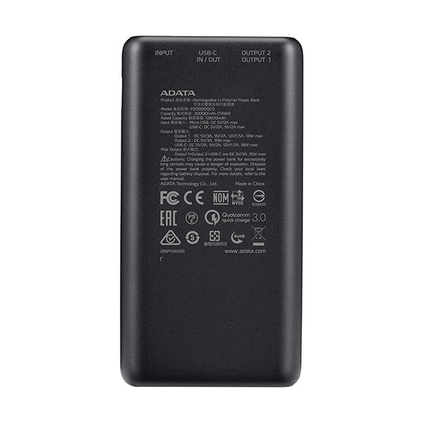 Power Bank ADATA P200000QCD 20000mAh