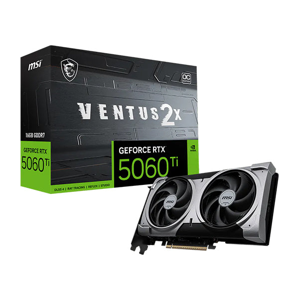 Tarjeta Gráfica MSI Ventus 2X RTX™ 5060Ti