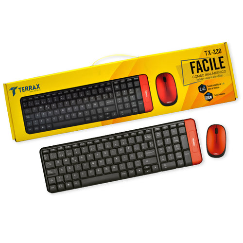 Combo Teclado + Mouse TERRAX TX-220 Wireless