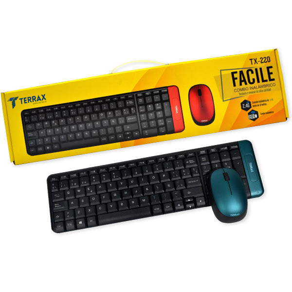 Combo Teclado + Mouse TERRAX TX-220 Wireless